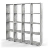 RAUMTEILER Karree Grau 138.5 x 142.5 cm - Grau, Holzwerkstoff (138.5/142.5/29cm) - Vicco