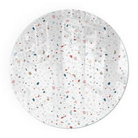 GLASPLATTE für Kamin Ø 90 cm - Weiß, Glas (90/90/0.4cm) - TULUP