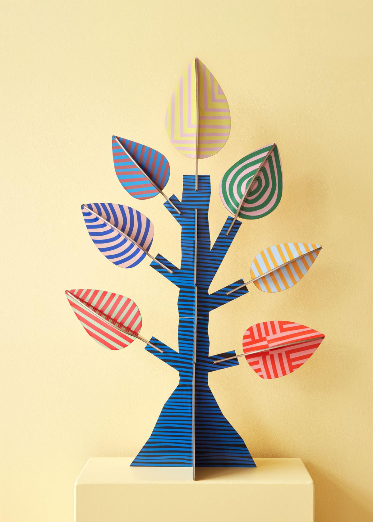 WANDOBJEKTE Studio ROOF, Tree of Life, 3D Bastel-Set, Design Jantien - Naturfarben, Karton (46.1/22.9/74cm) - ich-zapfe