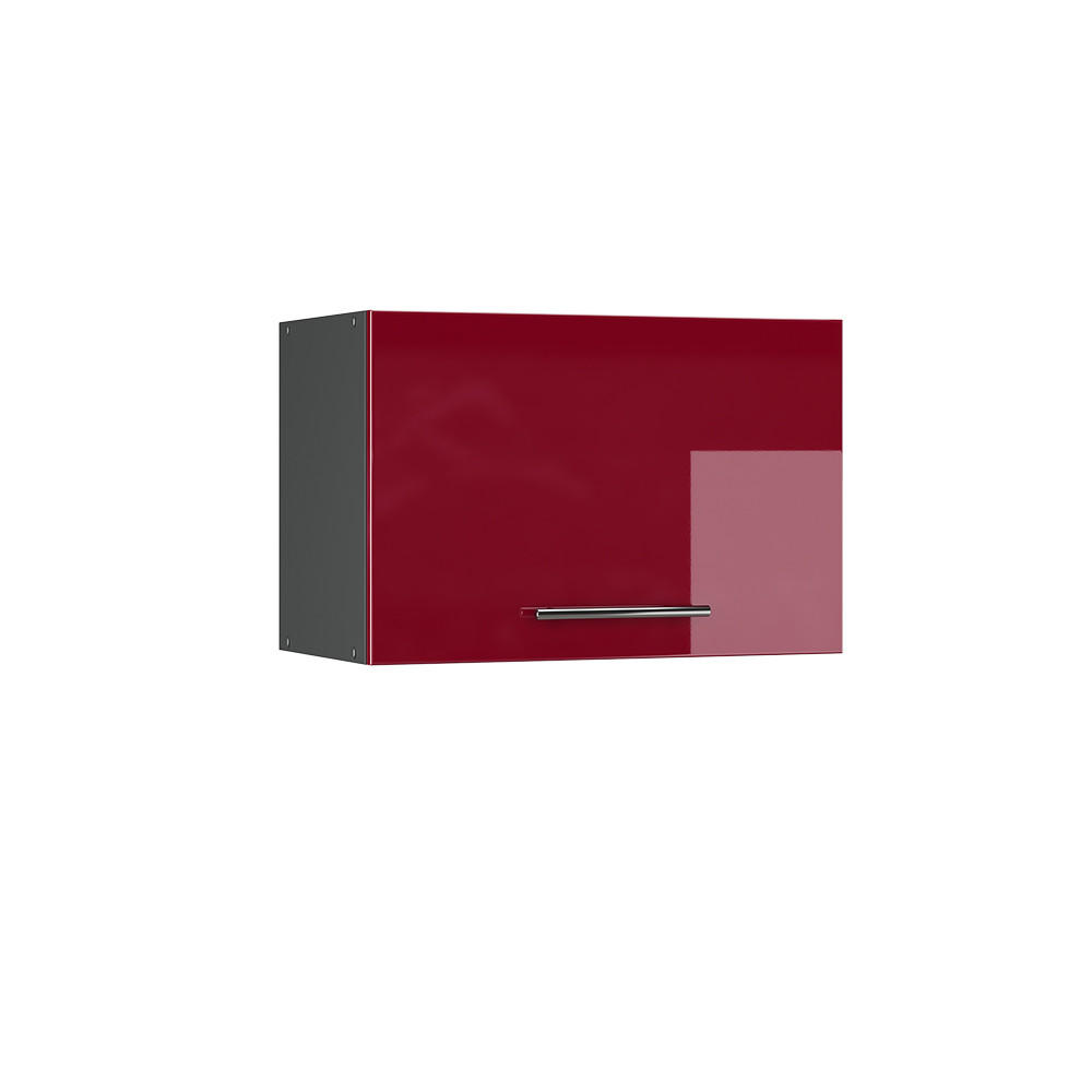 VÄGGSKÅP Fame-Line Bordeaux högblank 60 cm Platt Bordeaux, Antracit 40/60/34.1 cm