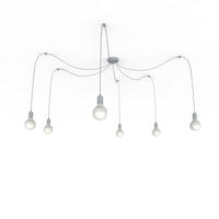 HÄNGELEUCHTE - Grau, Metall (6/6/6cm) - Lumicom