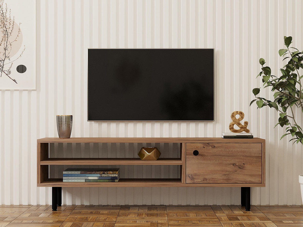 TV-MÖBEL Avila Kiefer Atlantik - Kieferfarben, Holz (120/38/30cm) - Habitat Garten