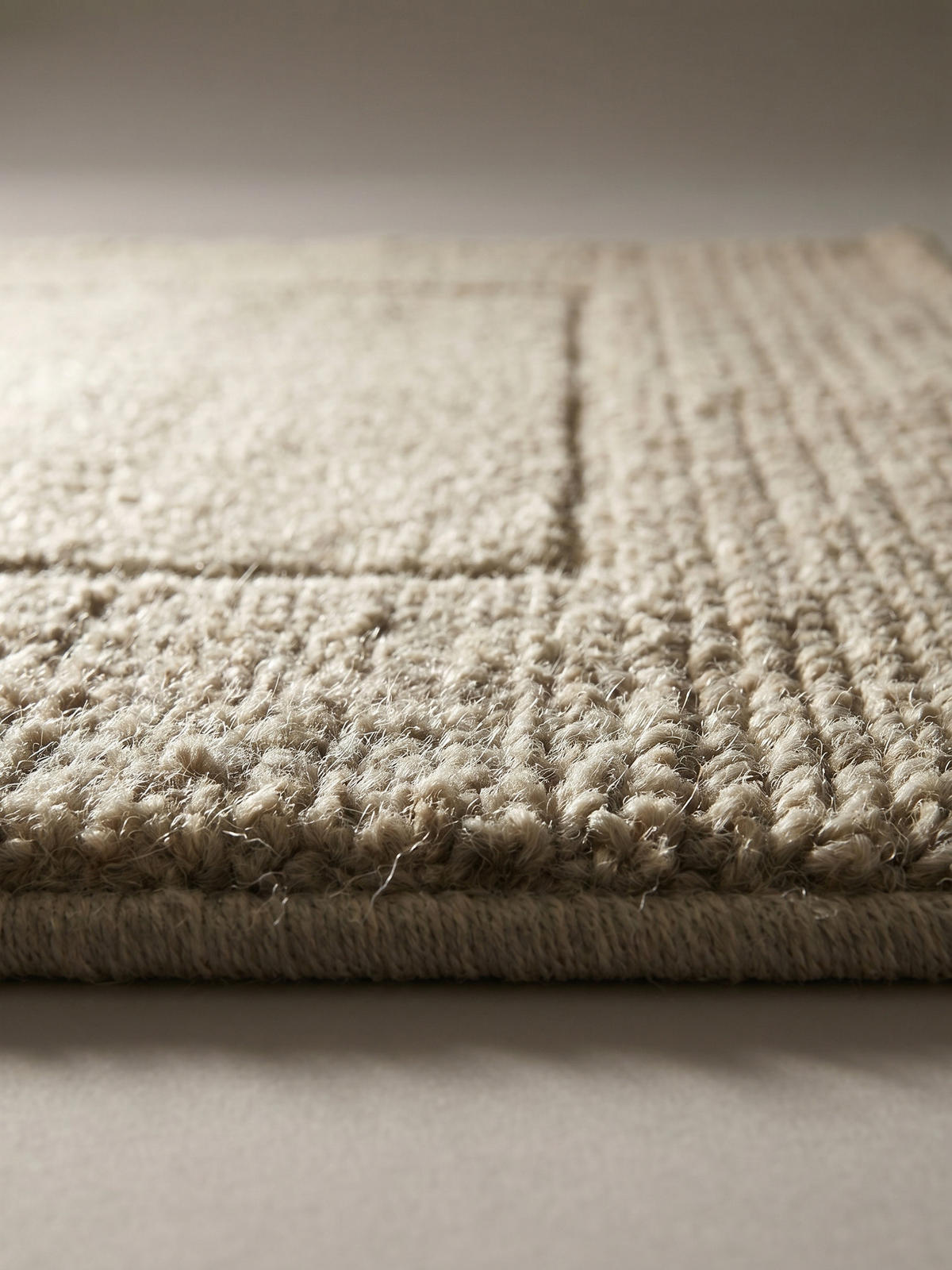 WOLLTEPPICH MOLE, einfarbig, Natur, 60 x 230 cm - Beige, Textil (60/230cm) - KADIMA DESIGN