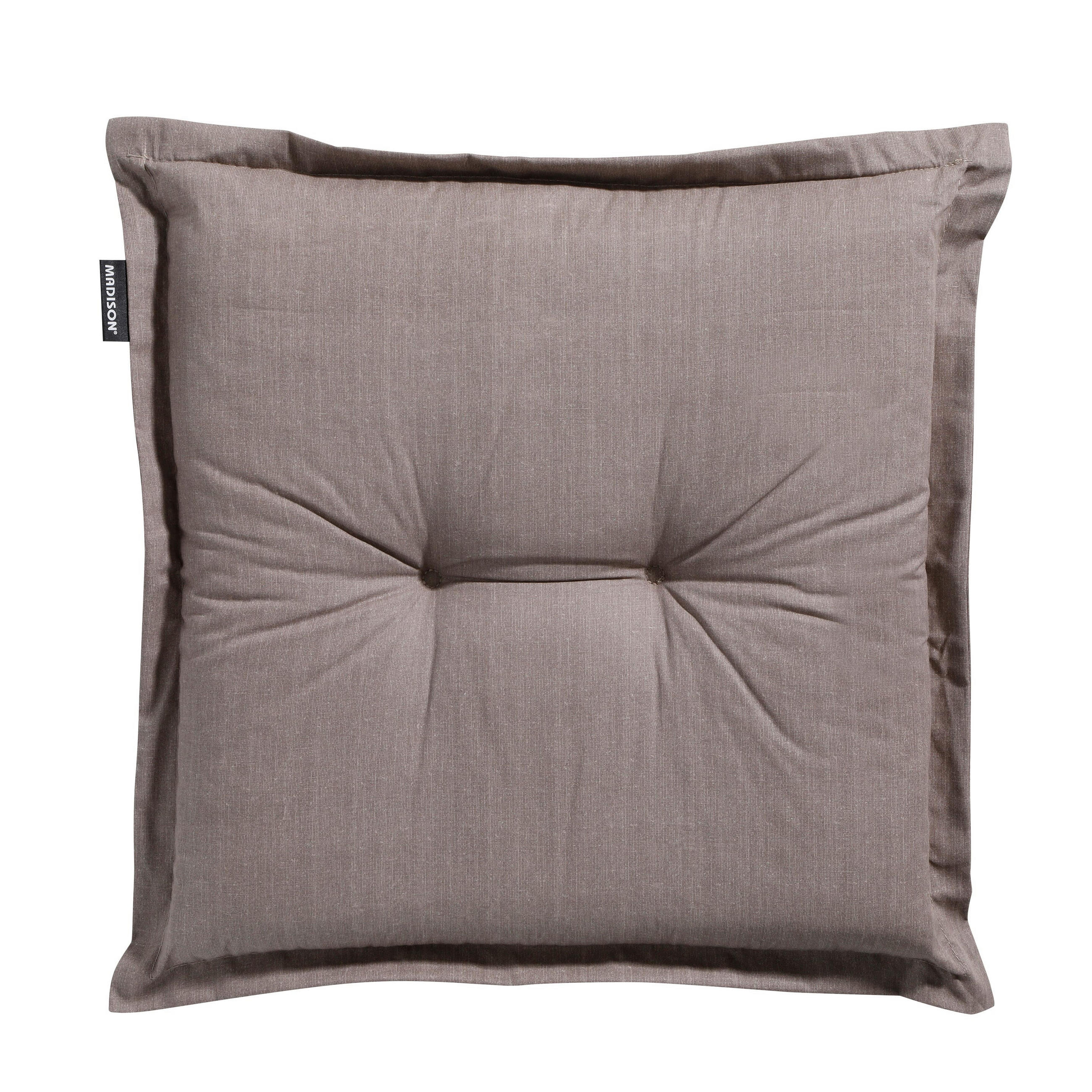 SITZKISSEN Basic 50/50 cm 4er-Set - Braun, Textil (50/5/50cm) - Madison