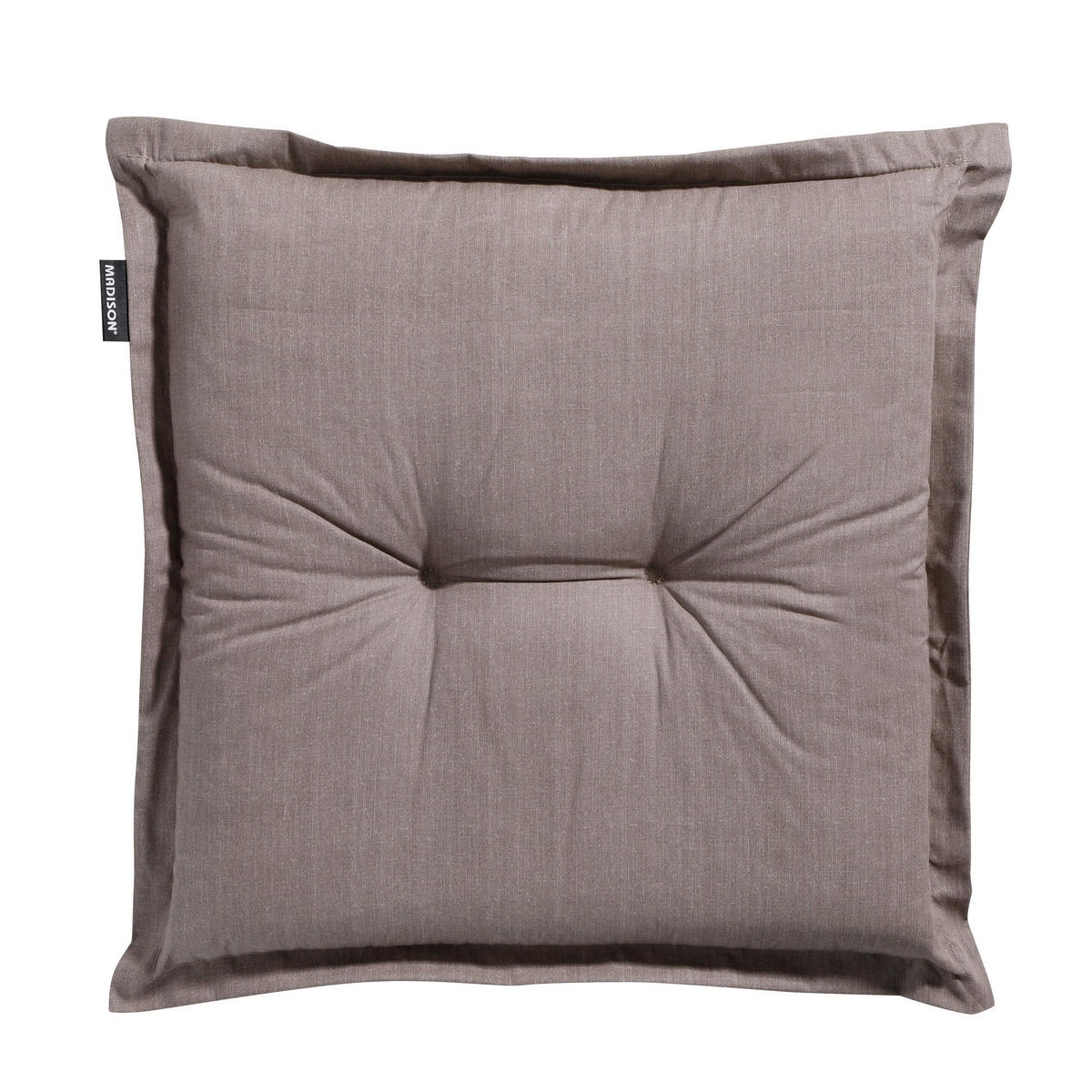 SITZKISSEN Basic 50/50 cm 4er-Set - Braun, Textil (50/5/50cm) - Madison