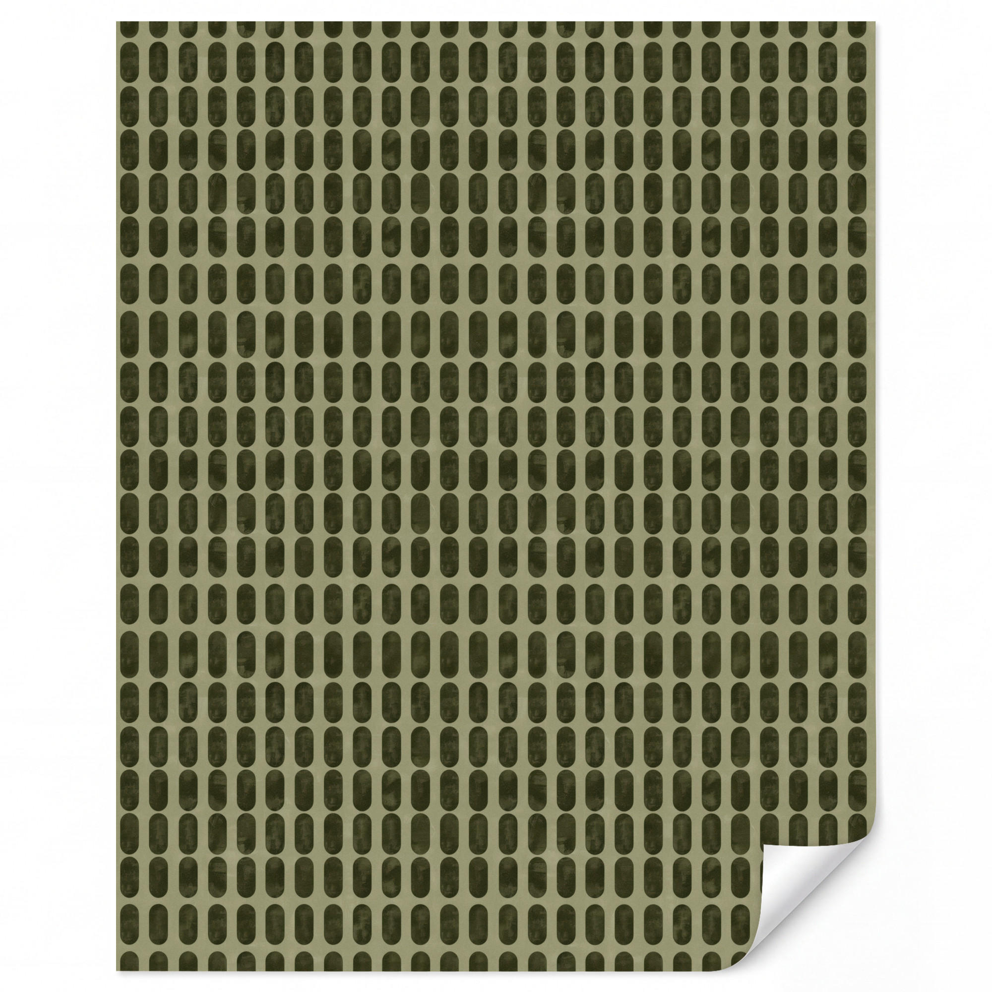 OnlyWow Tapete Olivgrün 180x220 cm