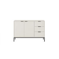 KOMMODE Austin 40/100,4/150 - Schwarz/Weiß, Holzwerkstoff (40/100/150cm) - RAUMHIRSCH FURNITURE