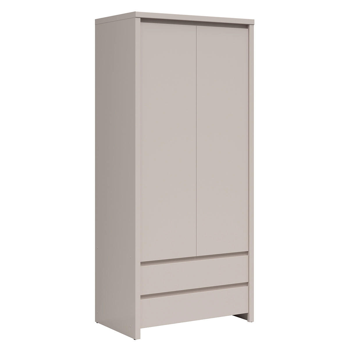 OMARA 2 vrati Soren Kašmir - bež, leseni material (90/200.5/55.5cm) - Petits-meubles