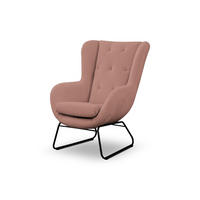 SESSEL Artemis In Kronos - Altrosa, Holzwerkstoff/Textil (80/105/100cm) - Fun Möbel