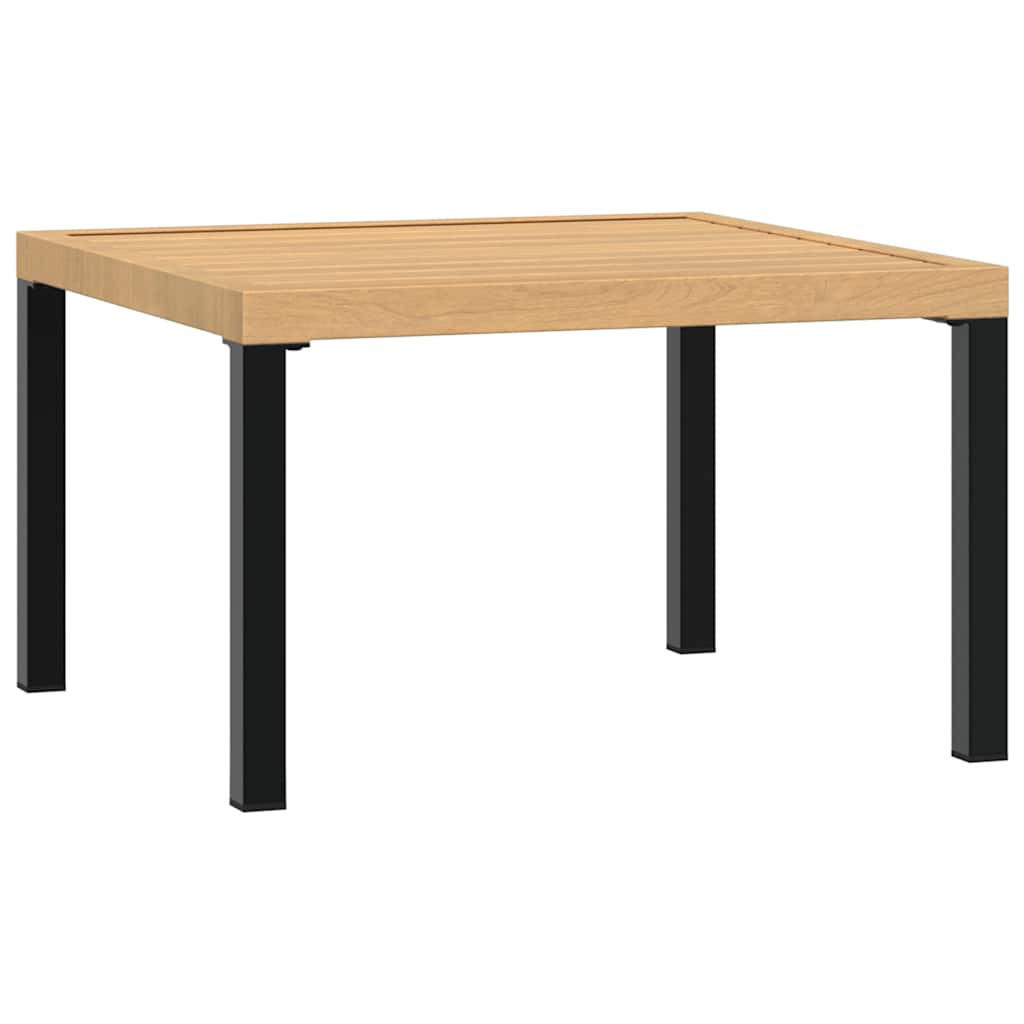 GARTENTISCH Tischmaro 65/40/65 cm - Schwarz, Naturmaterialien (65/65/40cm) - ZMH