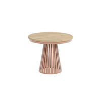 ESSTISCH Cone Bis - Kupferfarben/Sonoma Eiche, Holzwerkstoff/Metall (100/100/76cm) - Meblini