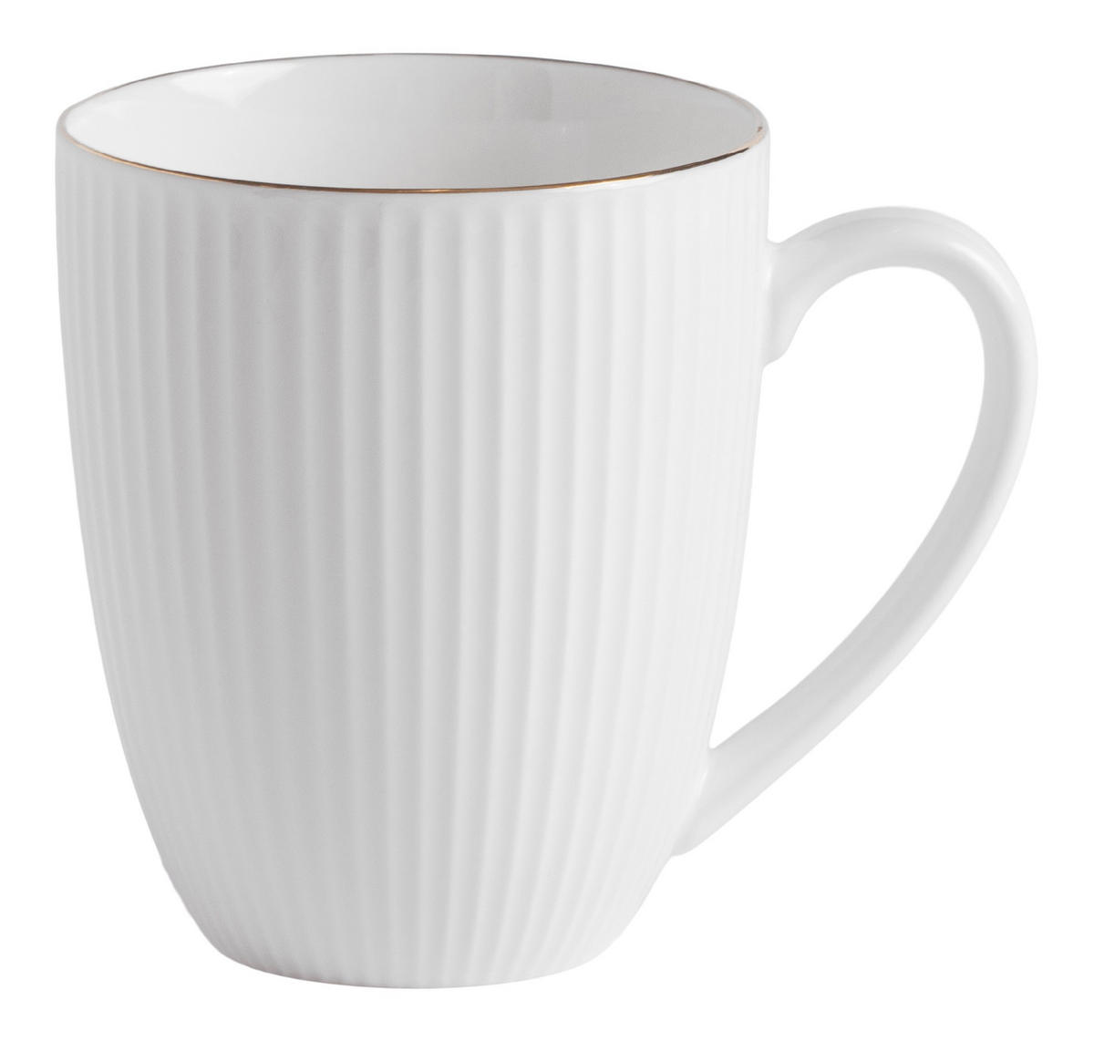 BECHER Stella - Weiß, Keramik (0.37L) - home&you