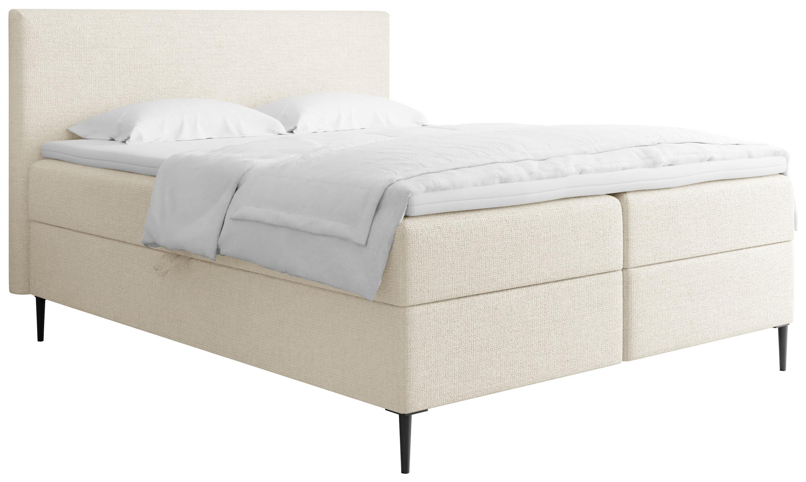WFL Group Boxbett Creme 200x200 cm