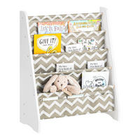 KINDERREGAL Grau - Grau, Holzwerkstoff (63/76/28cm) - SoBuy