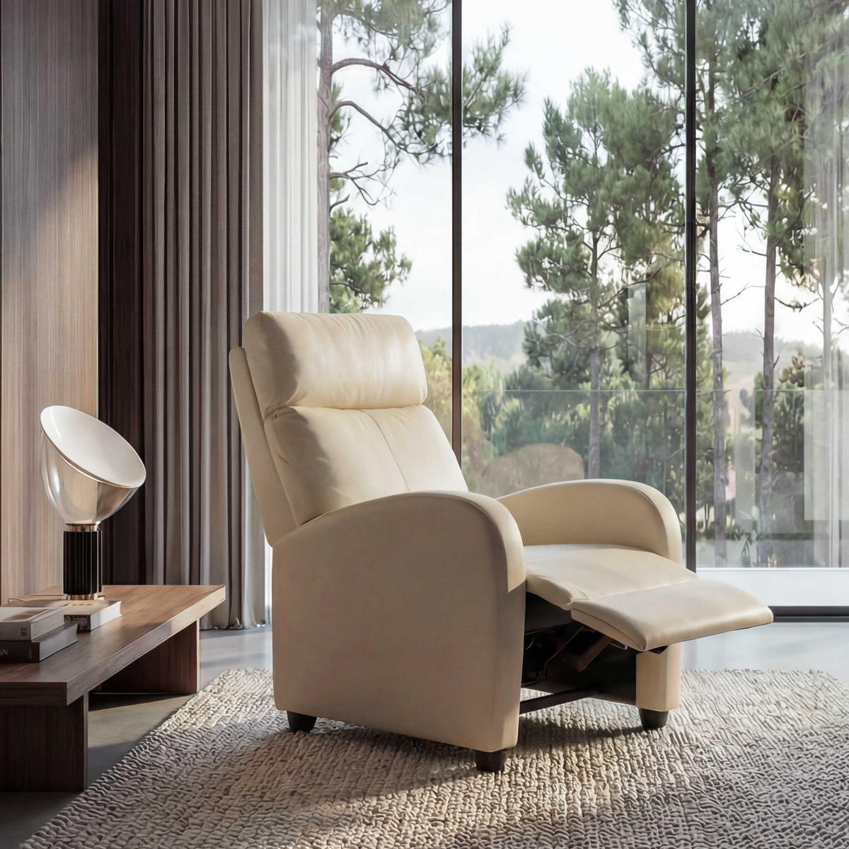 RELAXSESSEL Beige - Beige, Textil (72/105/92cm) - MCW