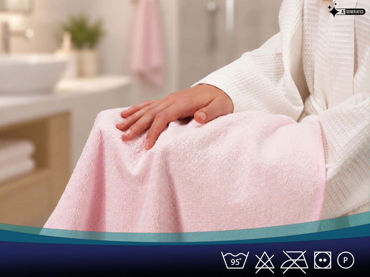 HANDTÜCHER, 10er-Set, 50x100 cm, 70% Baumwolle, 30% Polyester, Rosa - Rosa, Textil (50/100cm) - Zollner