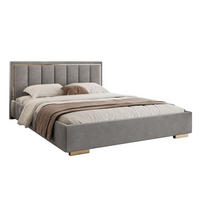 POLSTERBETT AURELIA 140x200 mit Stauraum für Bettwäsche und Rahmen Jasmine 90 - Dunkelgrau, Textil (140/200cm) - Lookway