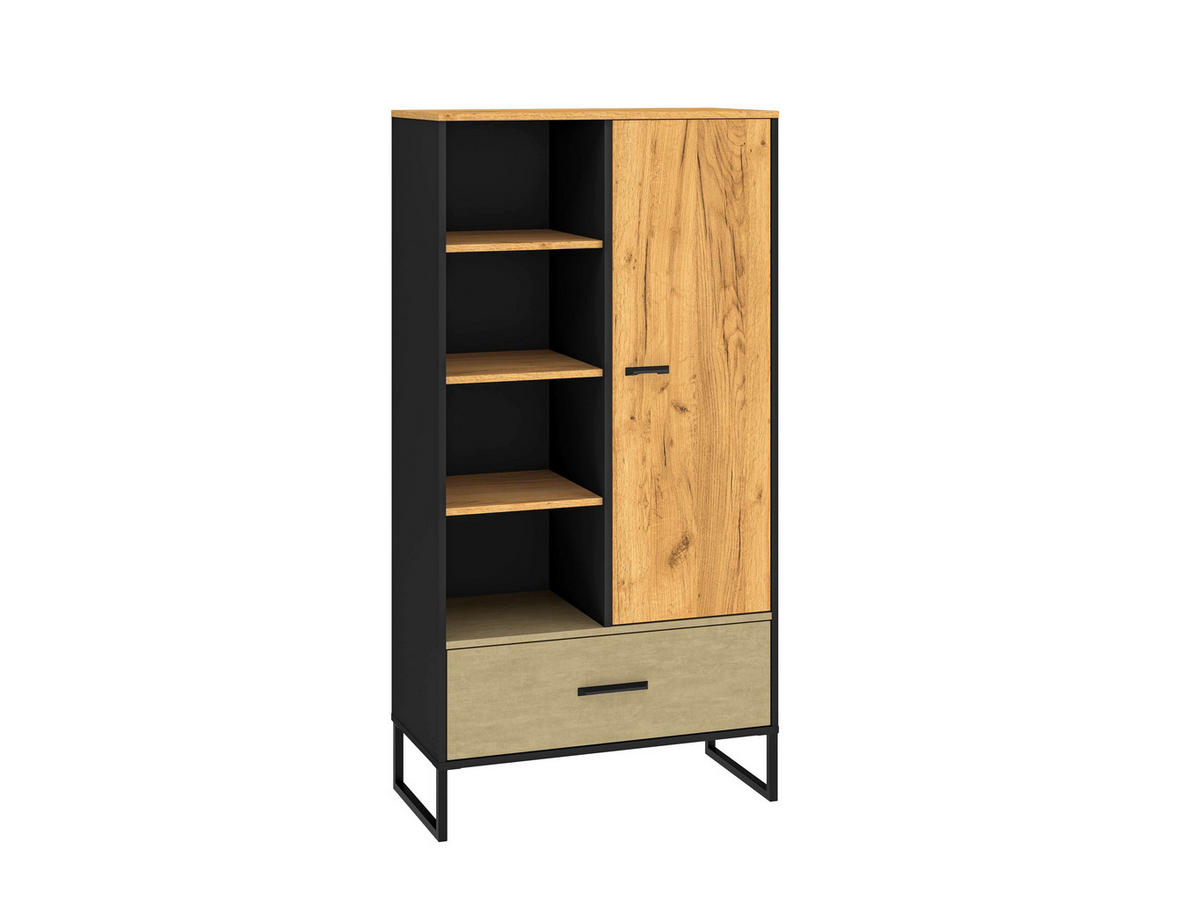 SCHLAFZIMMER Set 7-tlg. Colt – Eichefarben - Eichefarben, Holzwerkstoff (120/190/55cm) - hi-markt