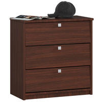 SKŘÍŇ NA BOTY Tmavě hnědá 62/60/31 - tmavě hnědá, kompozitní dřevo (60/62/31cm) - RAUMHIRSCH FURNITURE