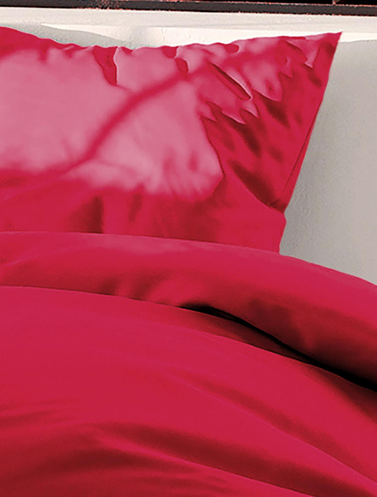 BETTWÄSCHE Seersucker 3000 - Rot, Textil (155/220cm) - Bierbaum