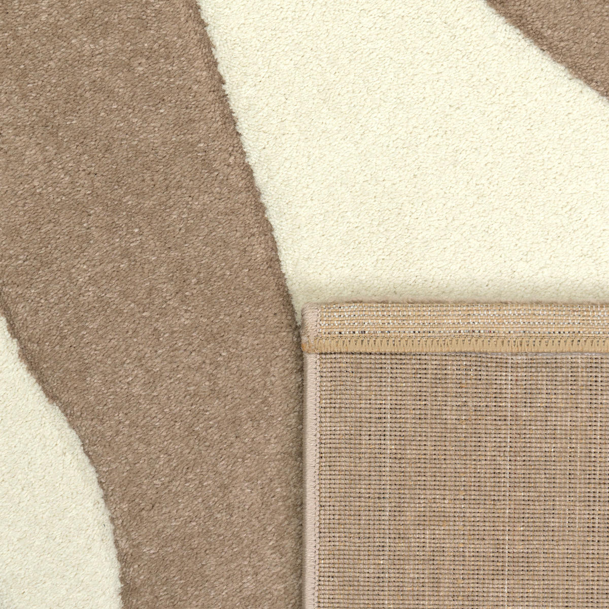 KURZFLORTEPPICH 60/110 cm Diamond 761 - Beige, Textil (60/110cm) - Paco Home