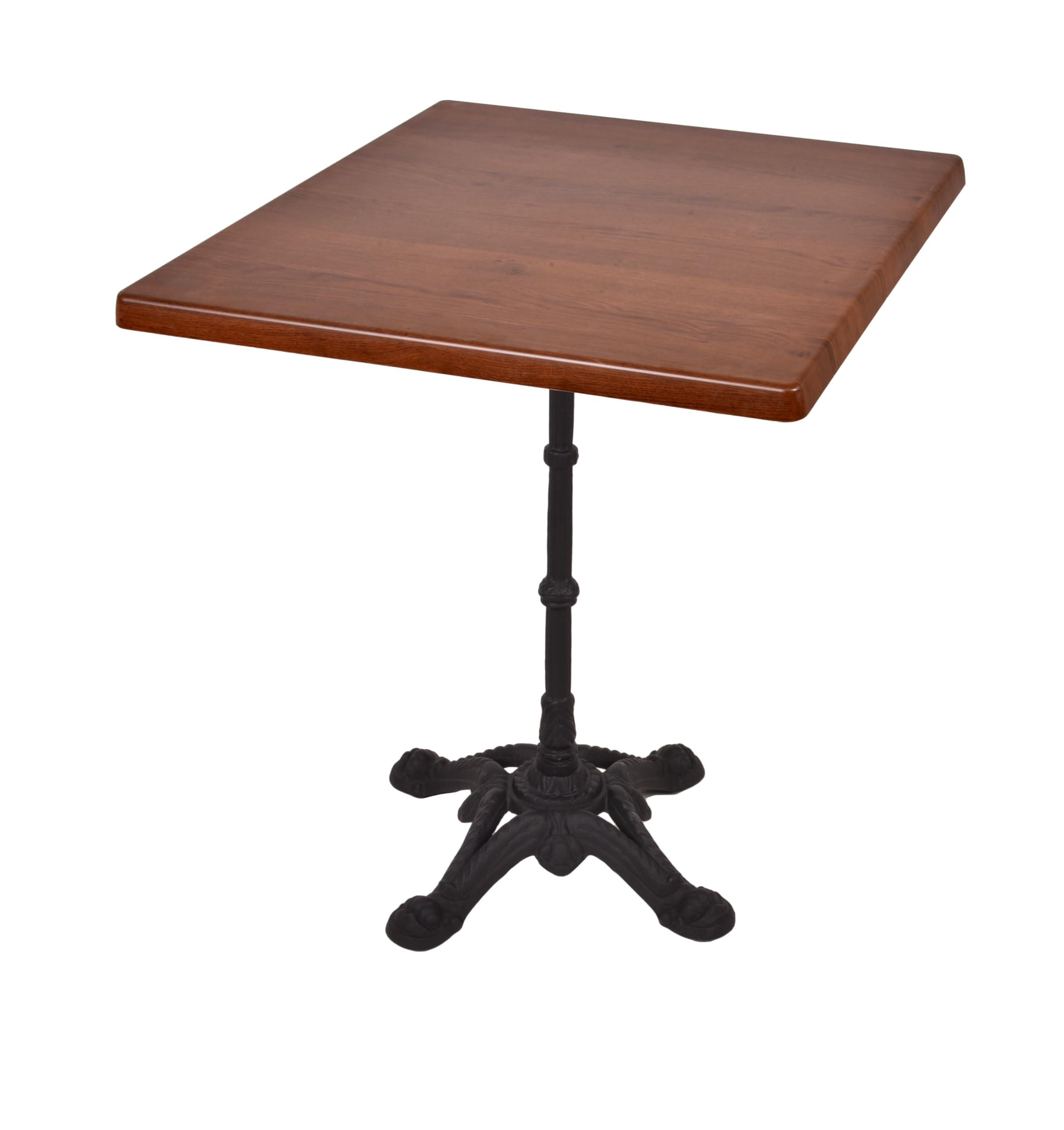 BISTROTISCH Kollin 70x70cm Quadratisch Dunkelbraun Holz Cafétisch - Dunkelbraun, Holz (70/70/66cm) - DELUKE