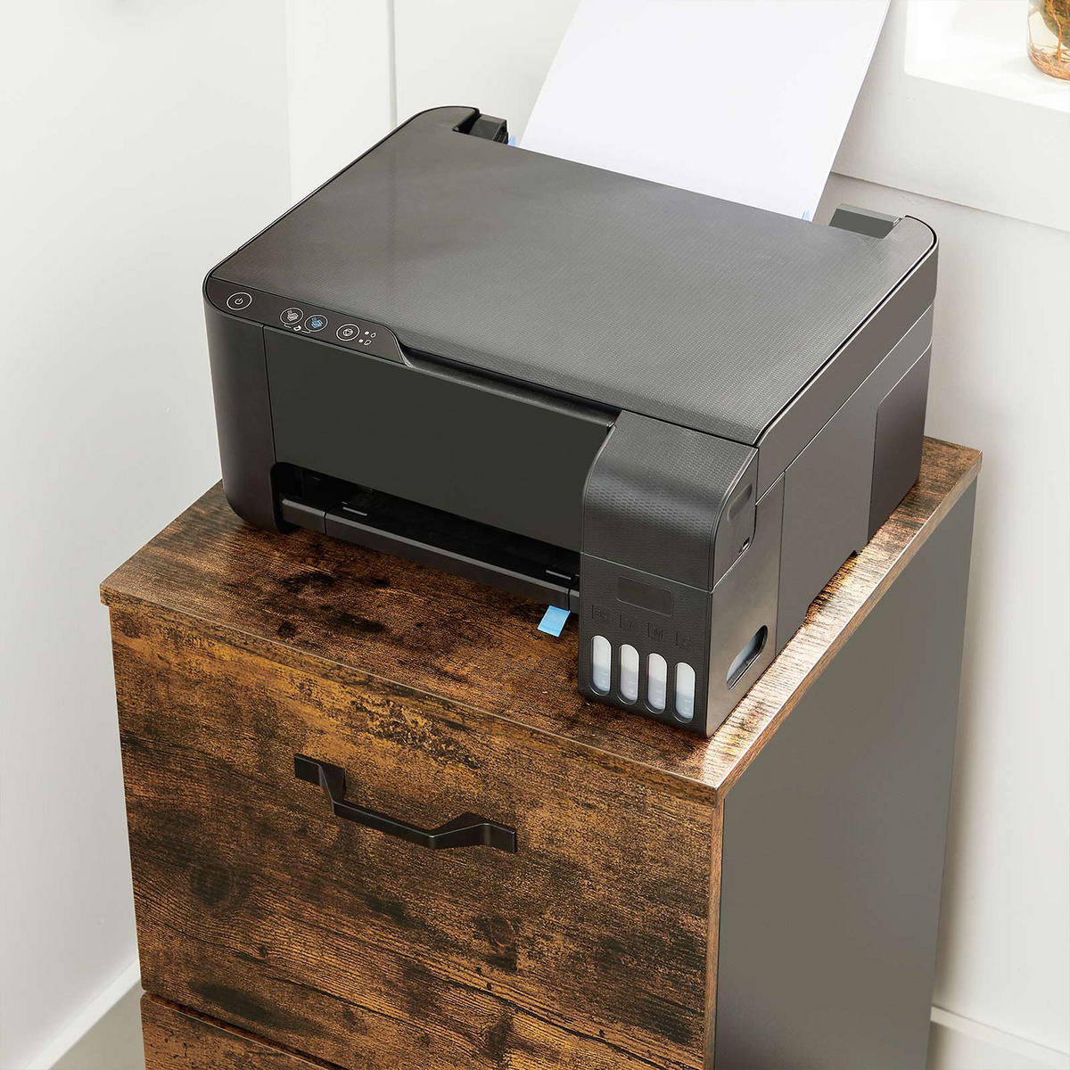 ROLLCONTAINER - Braun, Holzwerkstoff (40/70/42cm) - Hansiro