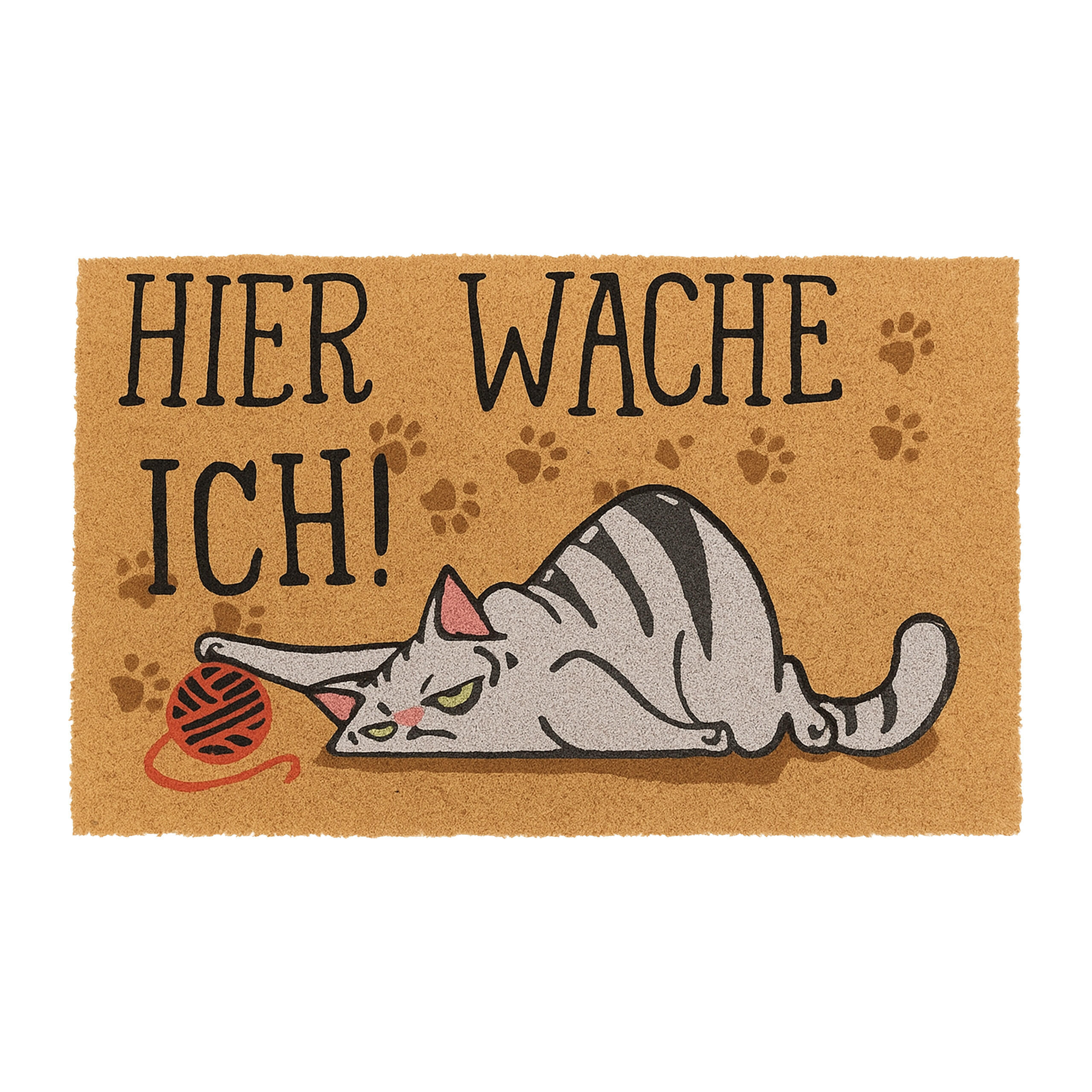 ROHOŽ - světle hnědá, textil/plast (60/40cm) - Relaxdays