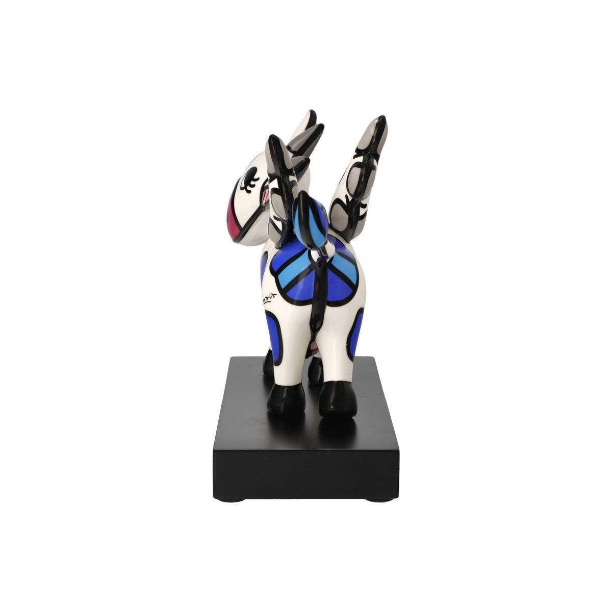 DEKOFIGUR Romero Britto - Flying Cow, Pop Art, Porzellan, Bunt, 19 cm - Multicolor, Keramik (20/47/31cm) - Goebel