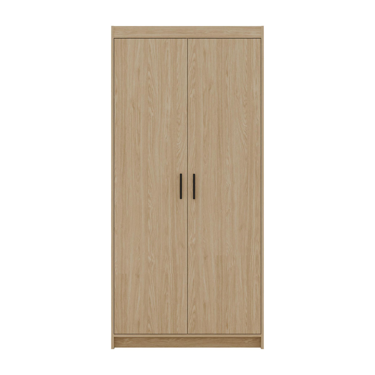 KLEIDERSCHRANK Storicos Geölte Eiche 89,7/190,5/53 cm - Modern 2-türig - Eichefarben, Holzwerkstoff/Kunststoff (89.8/190.6/53cm) - AX Living