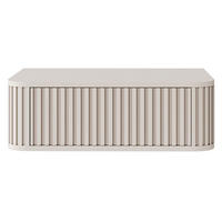 NACHTKONSOLE Ovarlo Greige 63 cm - Taupe, Holzwerkstoff (63.2/20.4/38cm) - Selsey