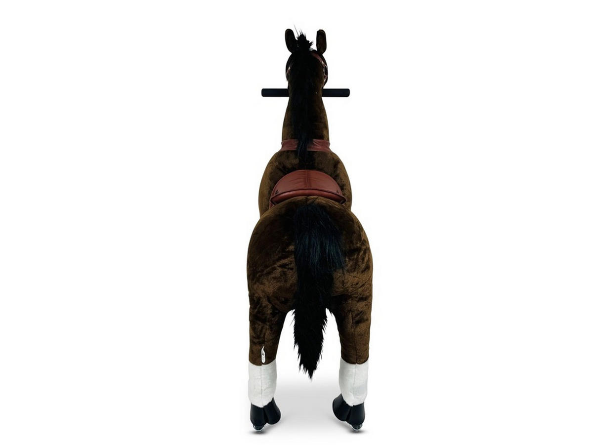 REITPFERD Nella dunkelbraun Größe S - Dunkelbraun, Kunststoff (72/29/83cm) - TPFLiving