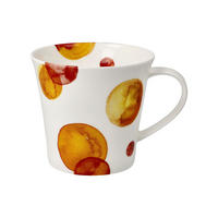 TEETASSE Orange, Fine Bone China, Orange, 350 ml - Orange, Keramik (0.35L) - Goebel
