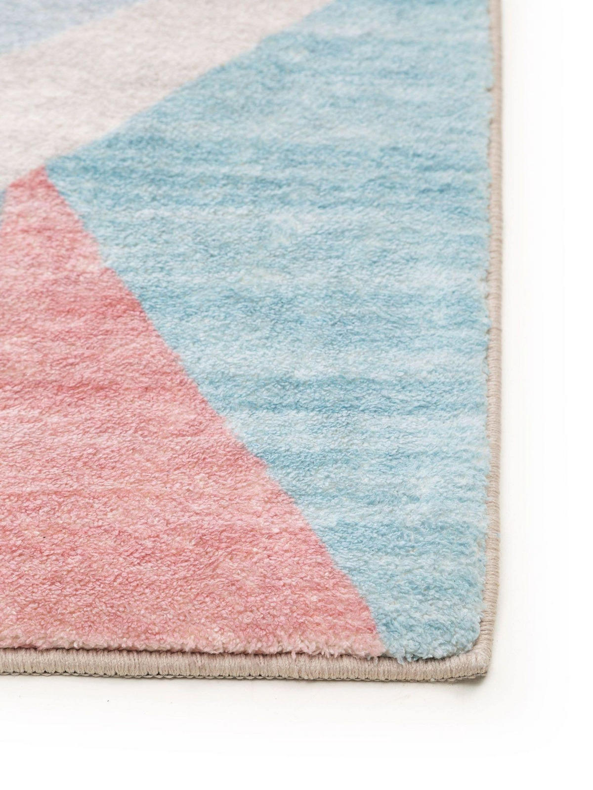 TEPPICH Mara Multicolor/Pink 120x170 cm - Pink/Multicolor, Textil (120/1cm) - KUNSTLOFT