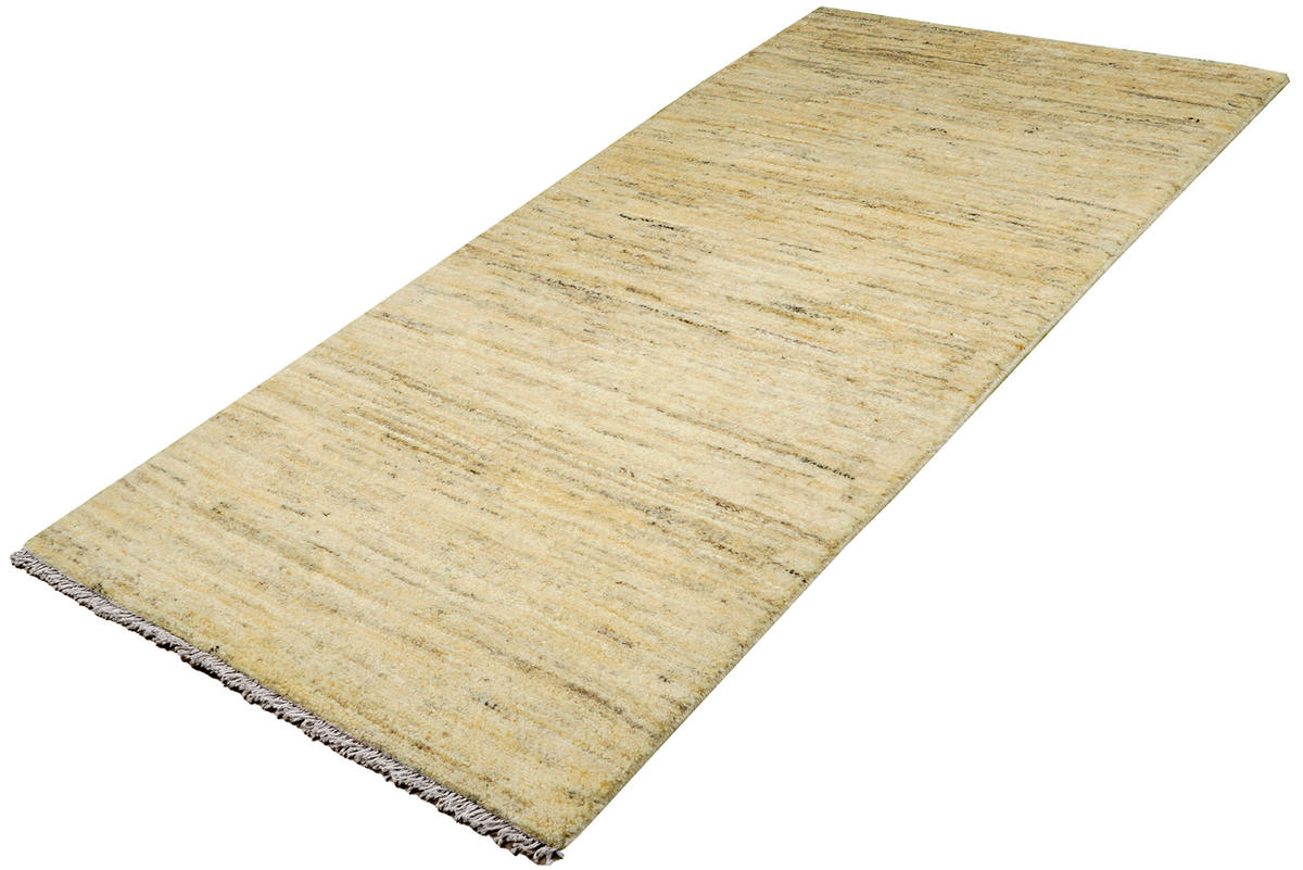 LÄUFER Orient handgeknüpft Beige 192/76 cm Schurwolle - Beige, Textil (76/192cm) - Looma