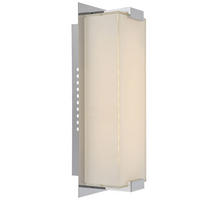 LED WANDLEUCHTE ABRUZZO Silber Glas - Silberfarben, Glas (28/11/10cm) - Globo Lighting