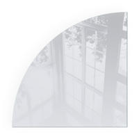 GLASPLATTE für Kamin 100x100 cm - Grau, Glas (100/100/0.4cm) - TULUP