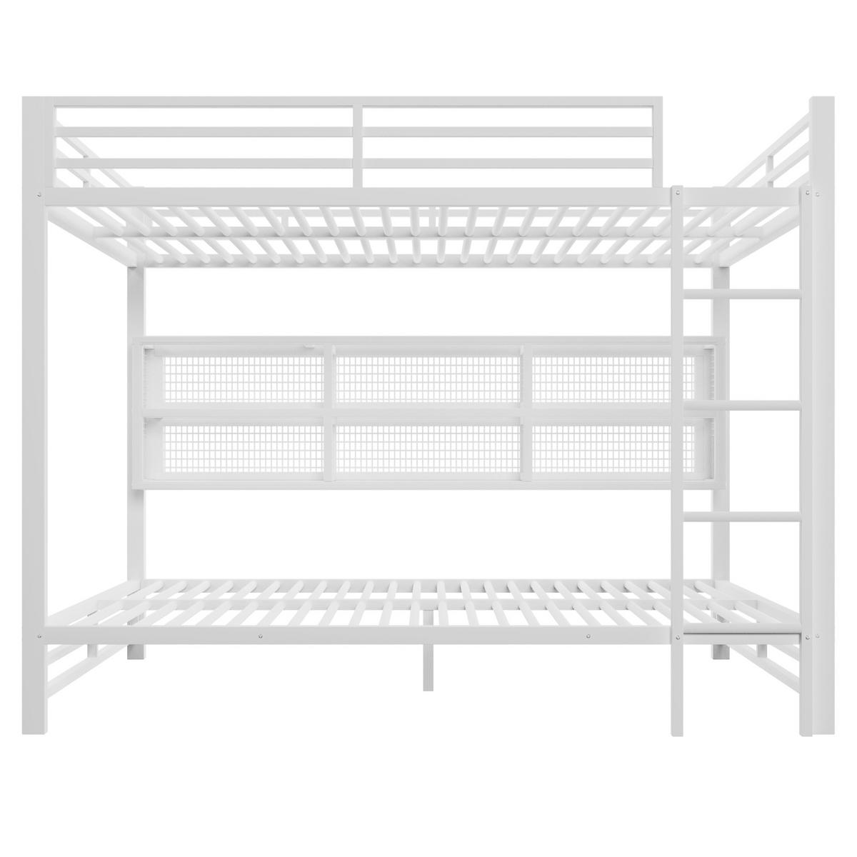 ETAGENBETT 140x200 Weiß - Weiß, Metall (140/200cm) - ComfortXL