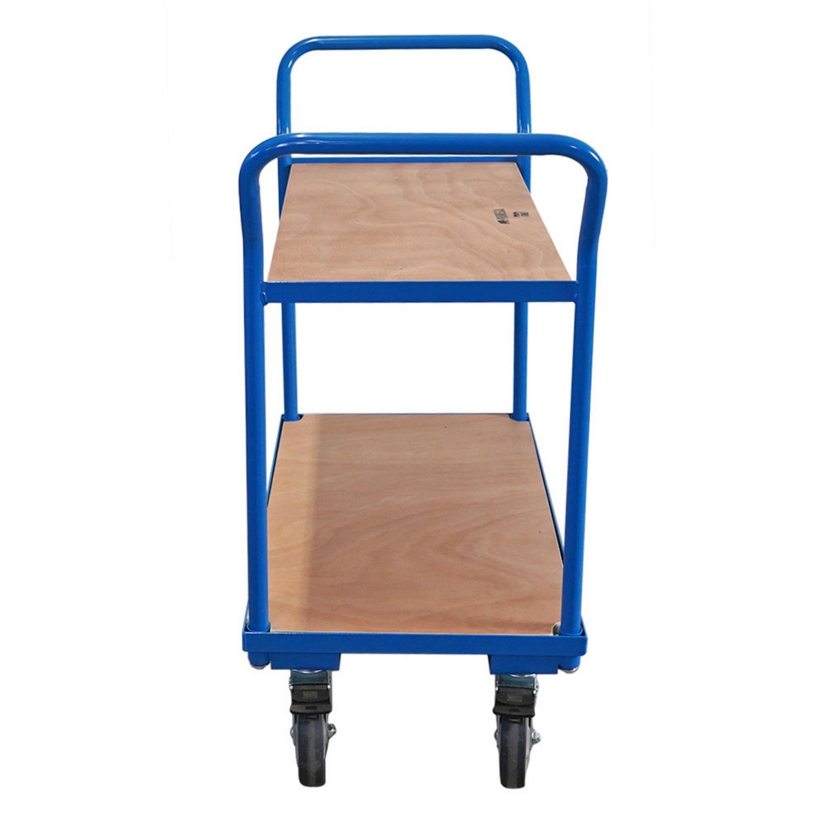 TISCHWAGEN mit 2 Etagen 102x100x50cm Traglast 400kg Lichtblau - Blau, Metall (50/100/102cm) - PROREGAL