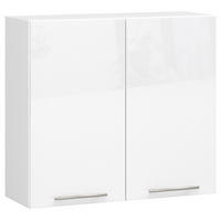 HÄNGESCHRANK Weiß, Weiß Glanz 72/80/30 - Weiß, Holzwerkstoff (80/72/30cm) - RAUMHIRSCH FURNITURE