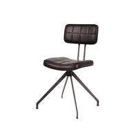 ESSZIMMERSTUHL ASHTON Braun 50x56x89 cm - Braun, Metall (50/89/56cm) - FURNLUX