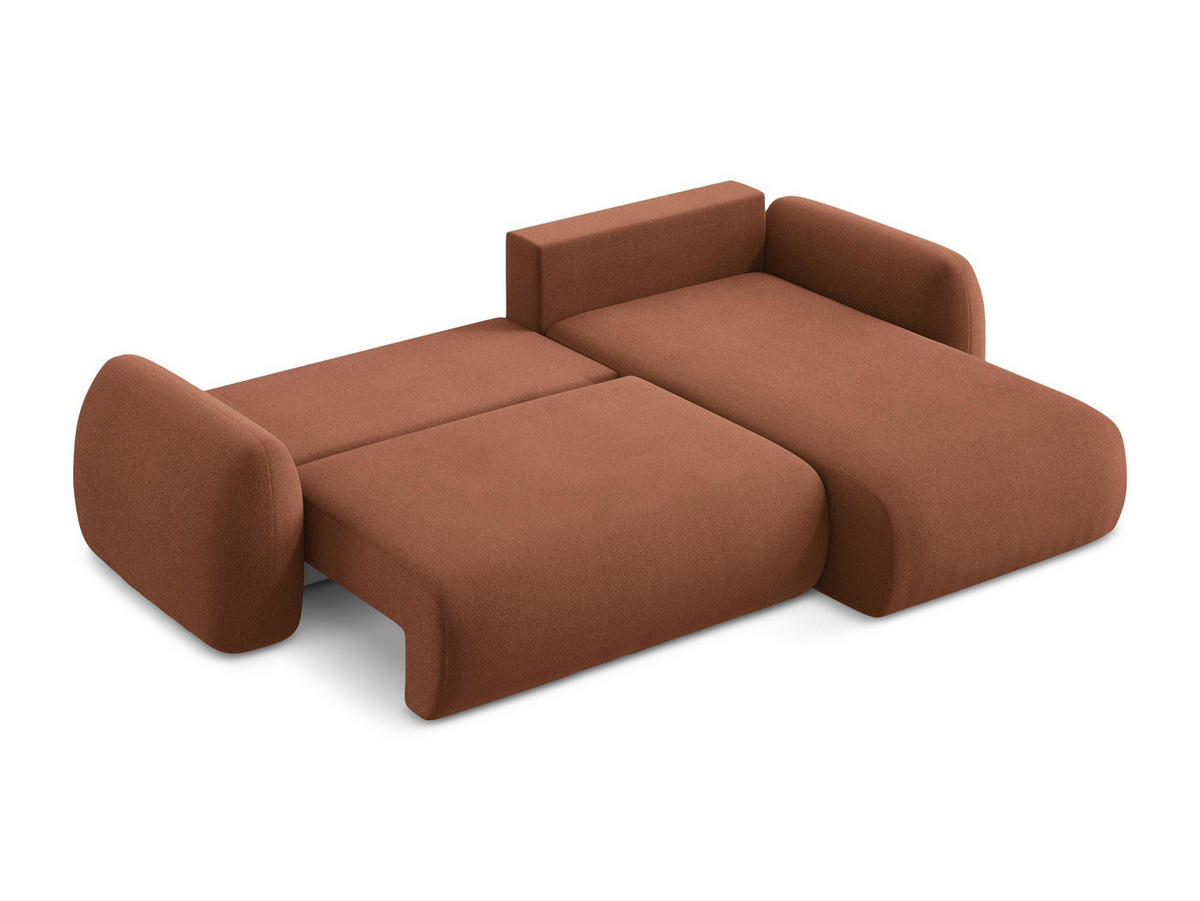 SOFAELEMENT Links Chenille Stoff Grau - Dunkelgrau/Schwarz, Holzwerkstoff/Kunststoff (179/70/113cm) - Makamii