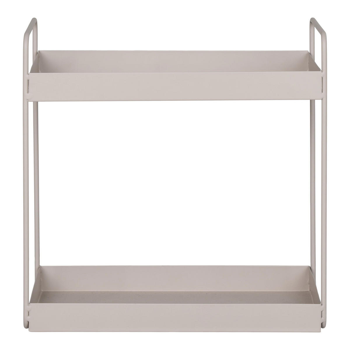 DOPPELREGAL Rabo Stehend Stahl Sand - Sandfarben, Metall (15/31/30cm) - tinkaro