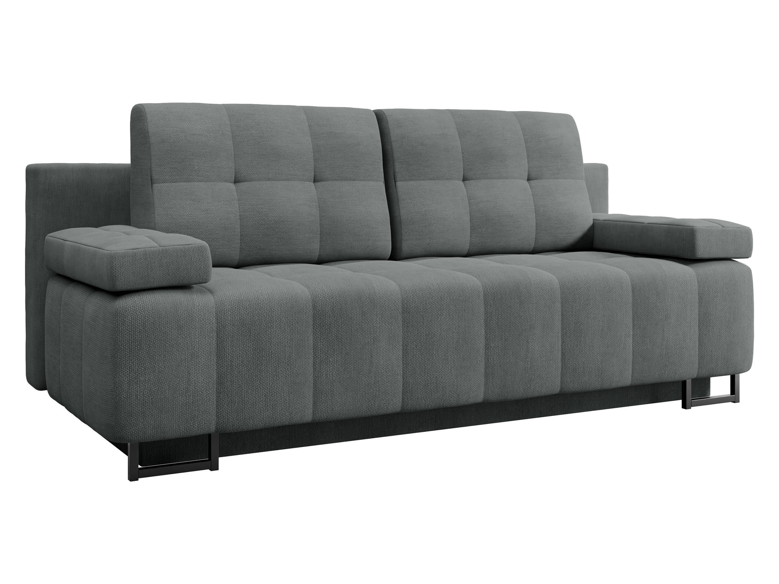 SCHLAFSOFA Morena D - Greige/Schwarz, Holz/Textil (200/90/90cm) - MIRJAN24