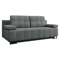 SCHLAFSOFA Morena D - Greige/Schwarz, Holz/Textil (200/90/90cm) - MIRJAN24