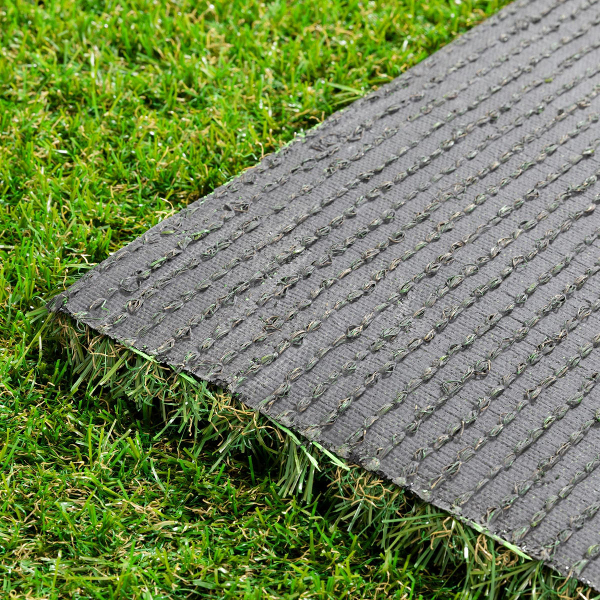 RASENTEPPICH Grün 100/100 cm Stirling - Grün, Kunststoff (100/200cm) - Steffensmeier