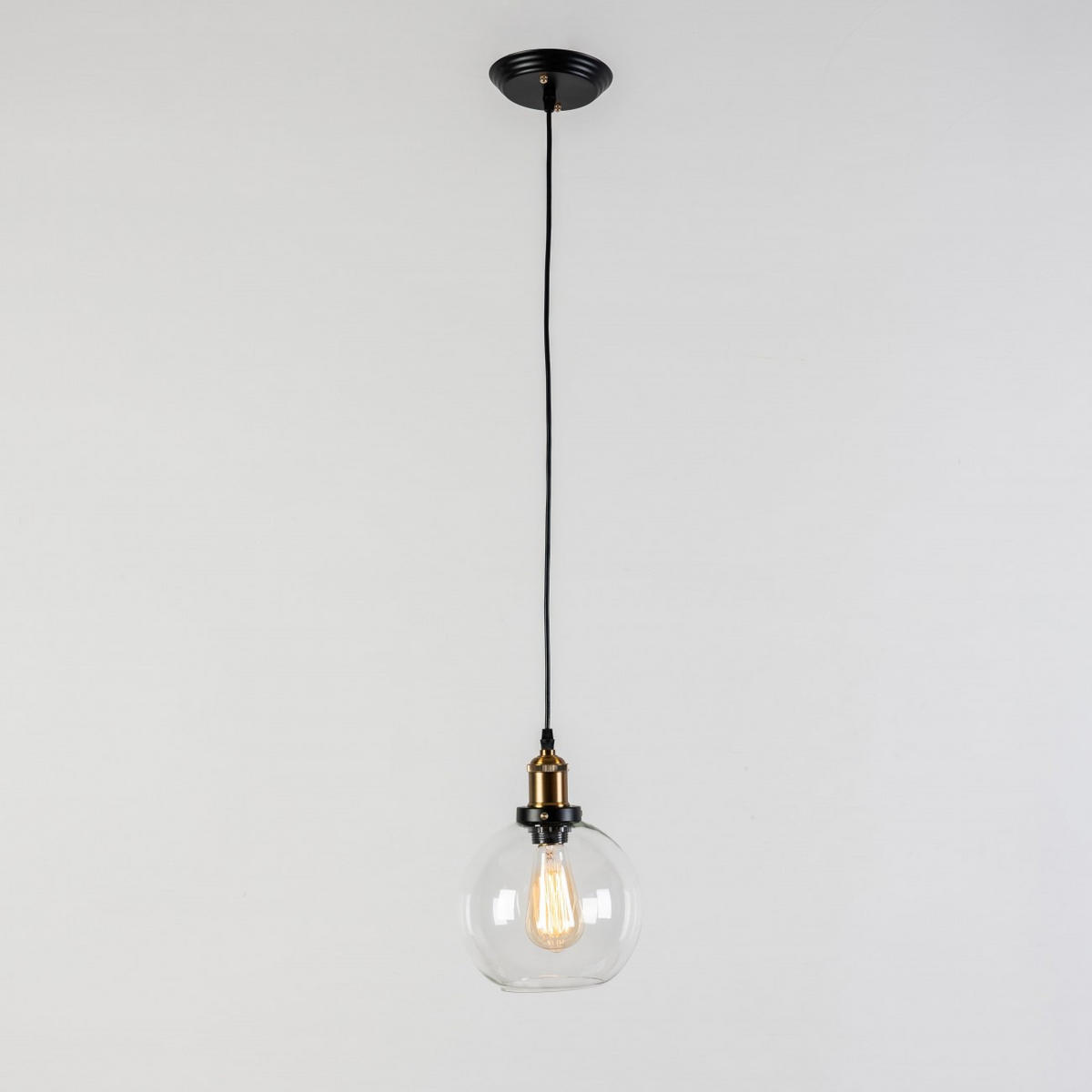HÄNGELEUCHTE Olivia, Transparant, 29cm - Transparent, Glas (20/20/29cm) - KOSILUM