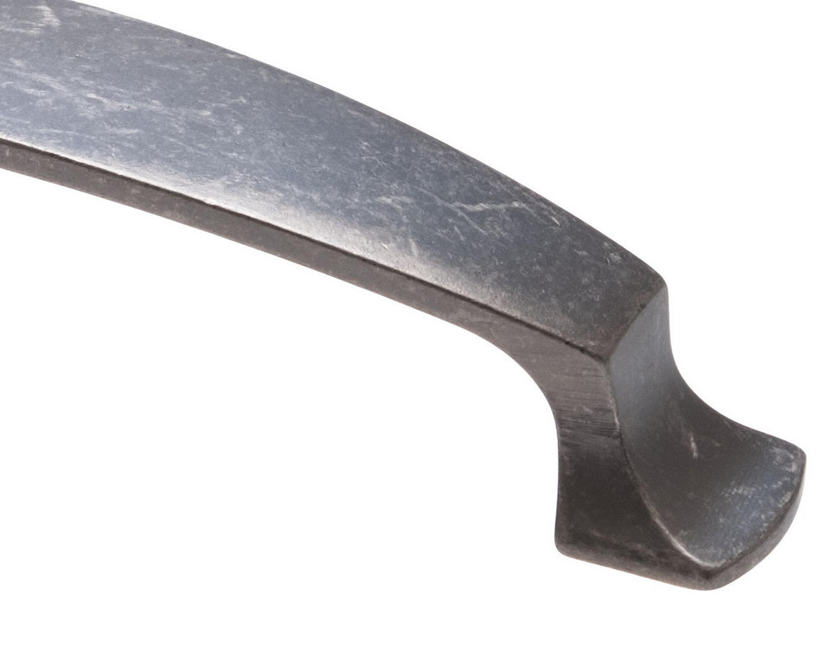 MÖBELGRIFF BA 128mm Küchengriff Altsilber Schrankgriff Silber antik Landhausstil - Silberfarben, Metall (2.5/2.8/15.4cm) - Livingpoint24