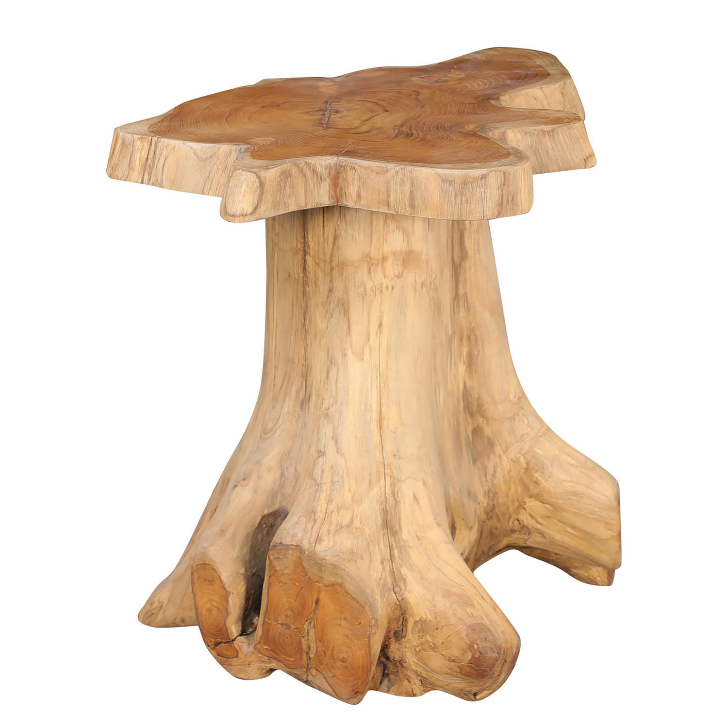 MASSIVER BEISTELLTISCH - Akazie - Akaziefarben, Holz (50/70/59cm) - home24