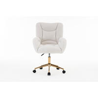 BÜROSTUHL Weiß Höhenverstellbar - Weiß, Metall (64/92.5/62cm) - PANGIVO